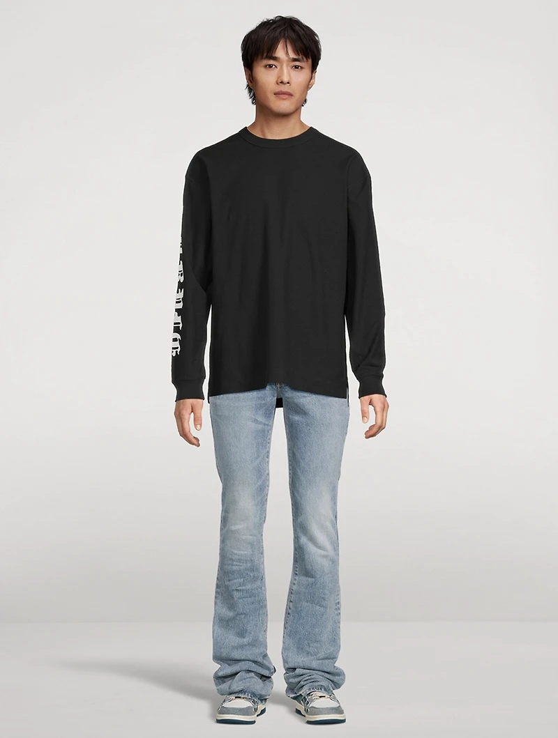 P072 Super Stack Flare Jeans