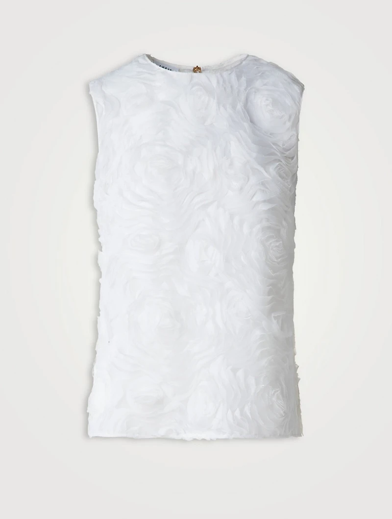 Carnation Tulle Blouse