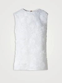 Carnation Tulle Blouse