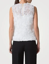 Carnation Tulle Blouse