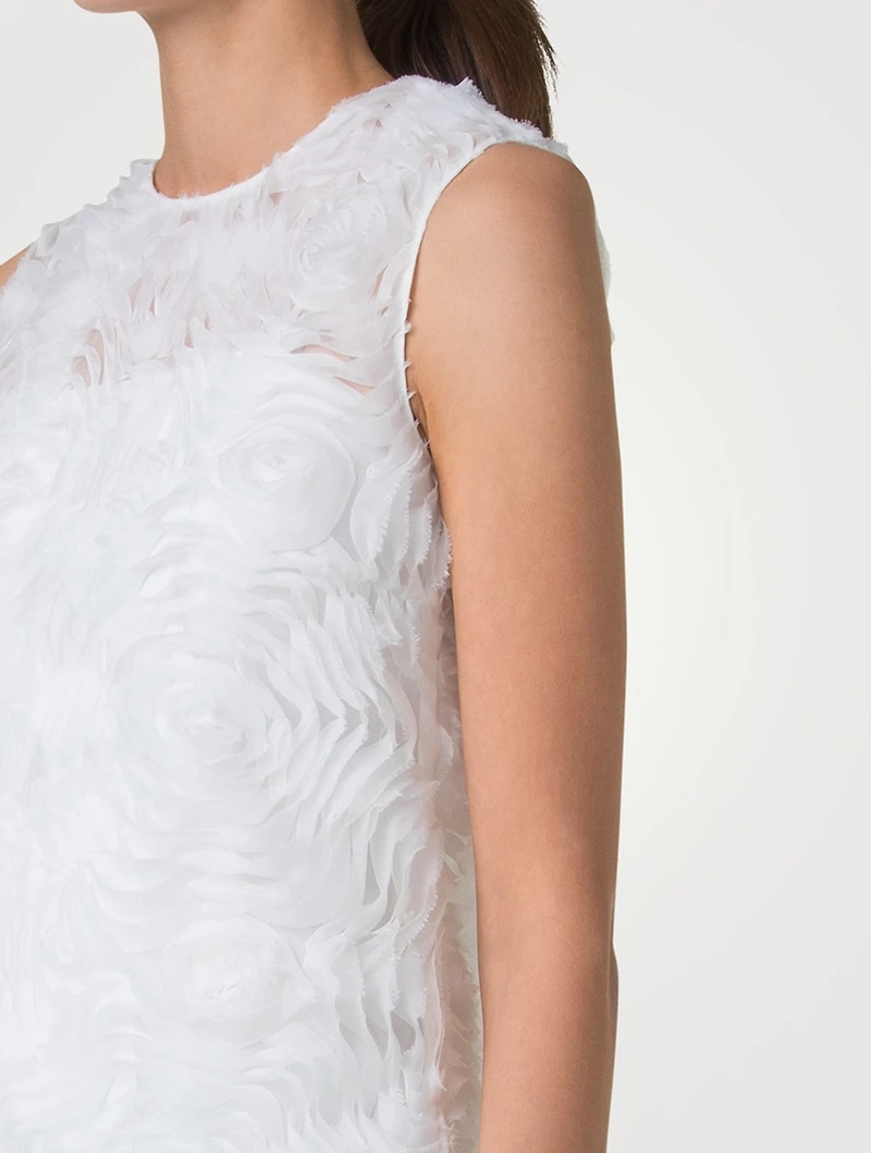 Carnation Tulle Blouse