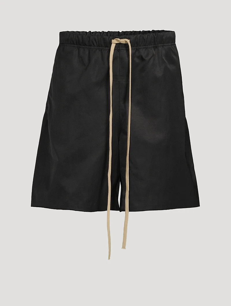 Textured Nylon Soccer Shorts