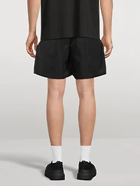 Textured Nylon Soccer Shorts