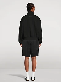 Textured Nylon Soccer Shorts