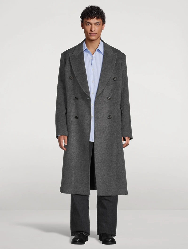 Whale Double-Breasted Coat
