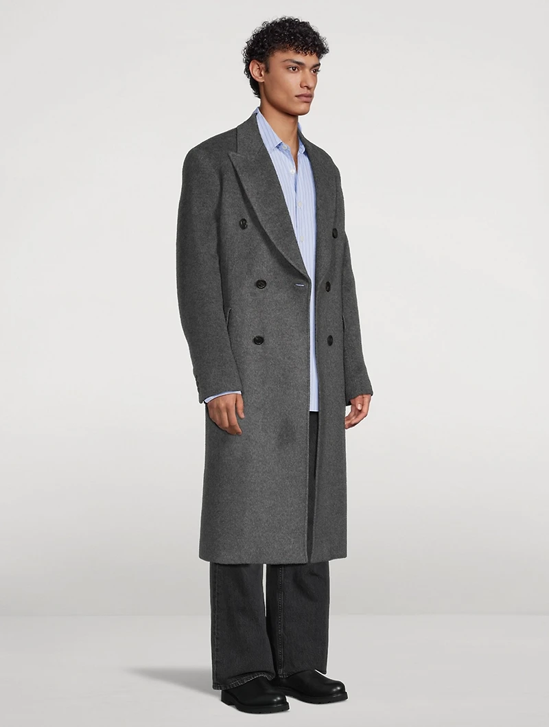 Whale Double-Breasted Coat