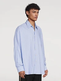 Borrowed Shirt Pinstripe Print