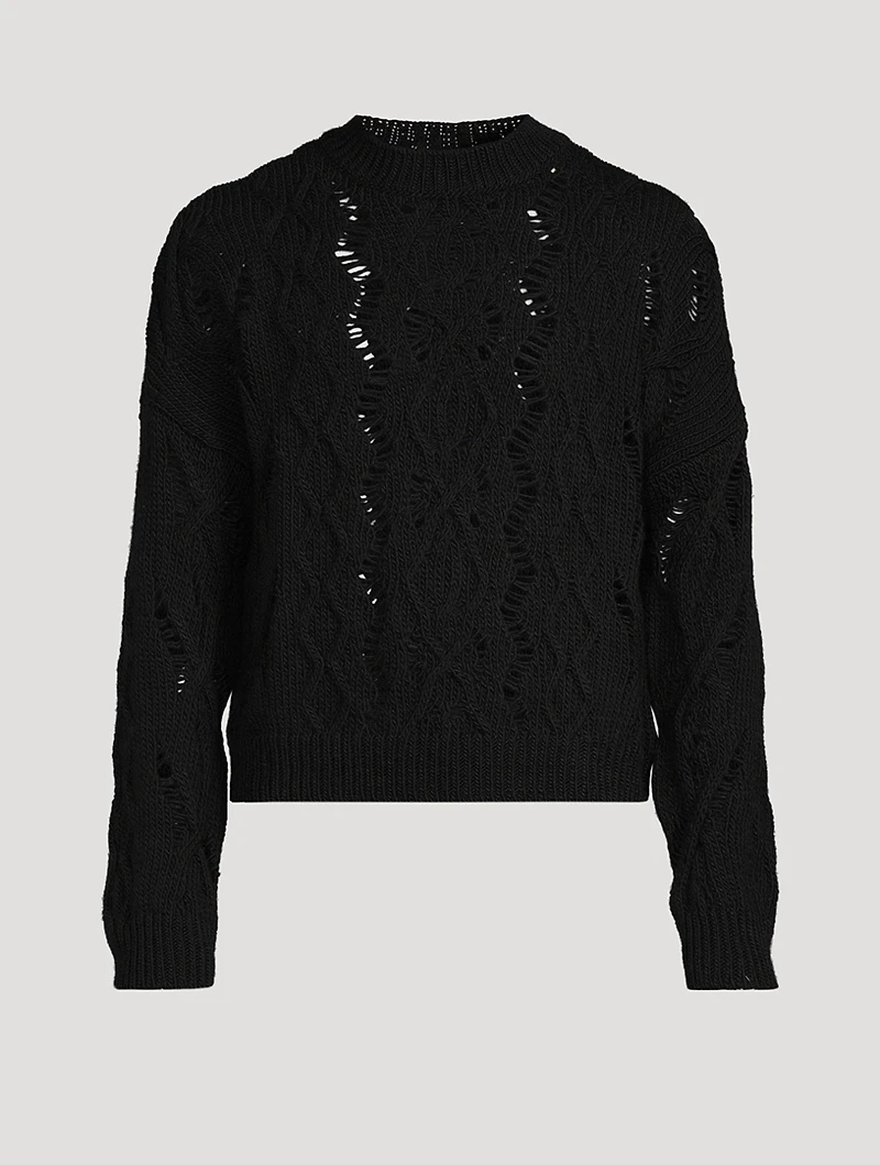 Cable Sonar Wool Sweater