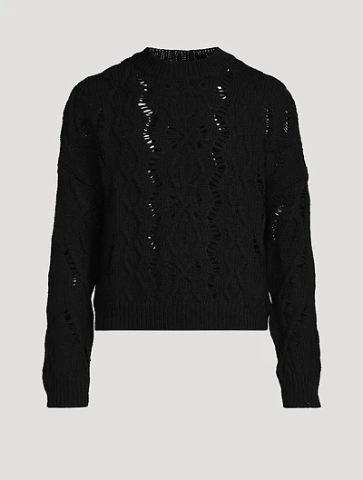 Cable Sonar Wool Sweater