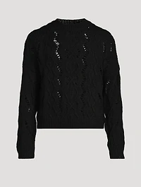 Cable Sonar Wool Sweater