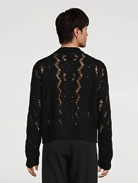 Cable Sonar Wool Sweater