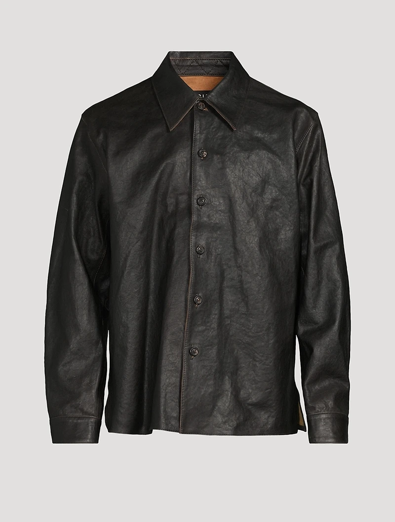 Welding Leather Shirt