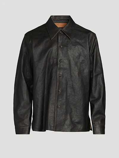 Welding Leather Shirt