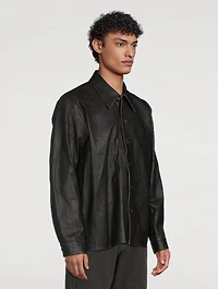 Welding Leather Shirt