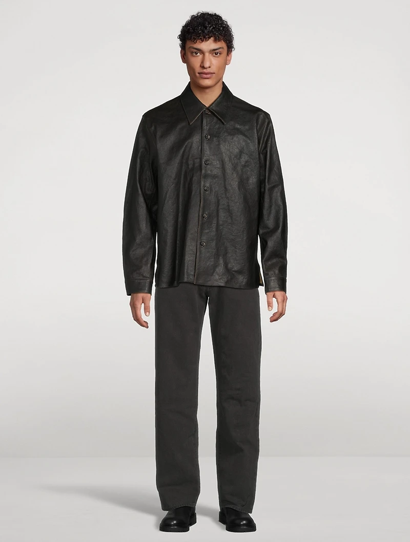 Welding Leather Shirt