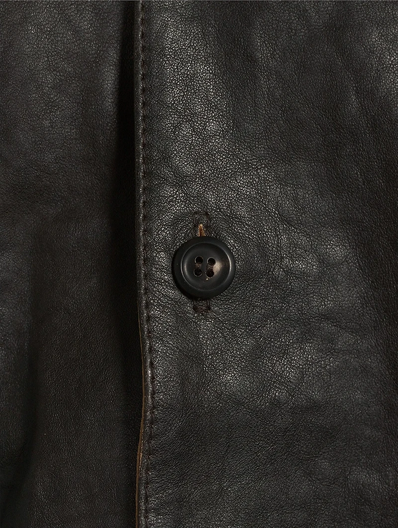 Welding Leather Shirt