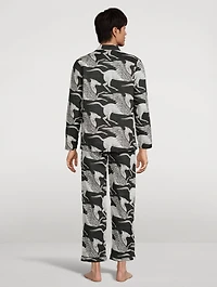 Pocket Pajama Set Pegasus Print