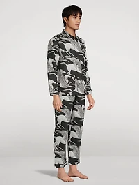 Pocket Pajama Set Pegasus Print