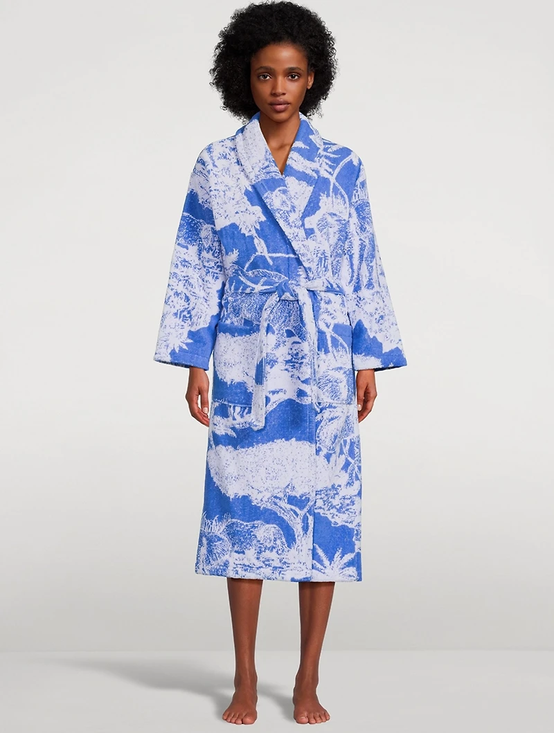 Towel Robe Loxodonta Print