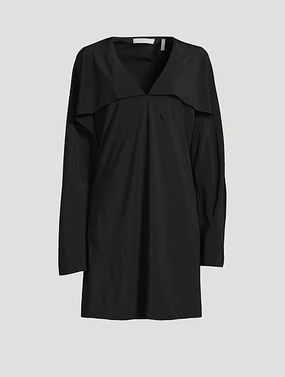 Silk Crêpe de Chine Scarf Dress