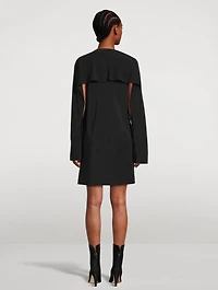 Silk Crêpe de Chine Scarf Dress