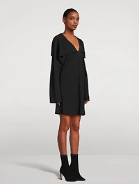 Silk Crêpe de Chine Scarf Dress