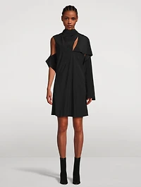Silk Crêpe de Chine Scarf Dress