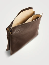 Nu Twin Leather Crossbody Bag