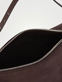90s Suede Baguette