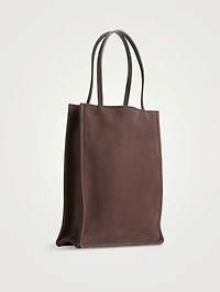 Small To Go Suede Tote Bag