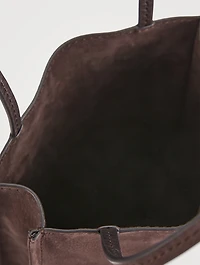 Small To Go Suede Tote Bag