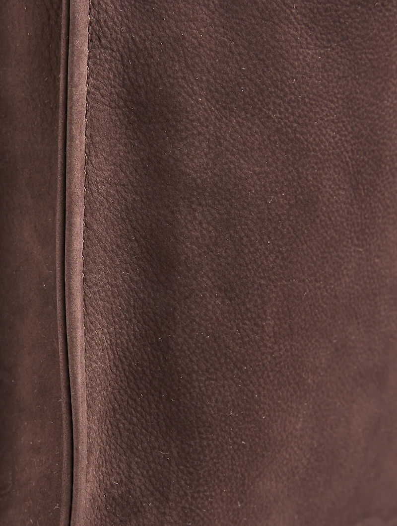 Small To Go Suede Tote Bag