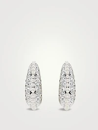 Sublima Crystal And Crystal Pearl Drop Earrings