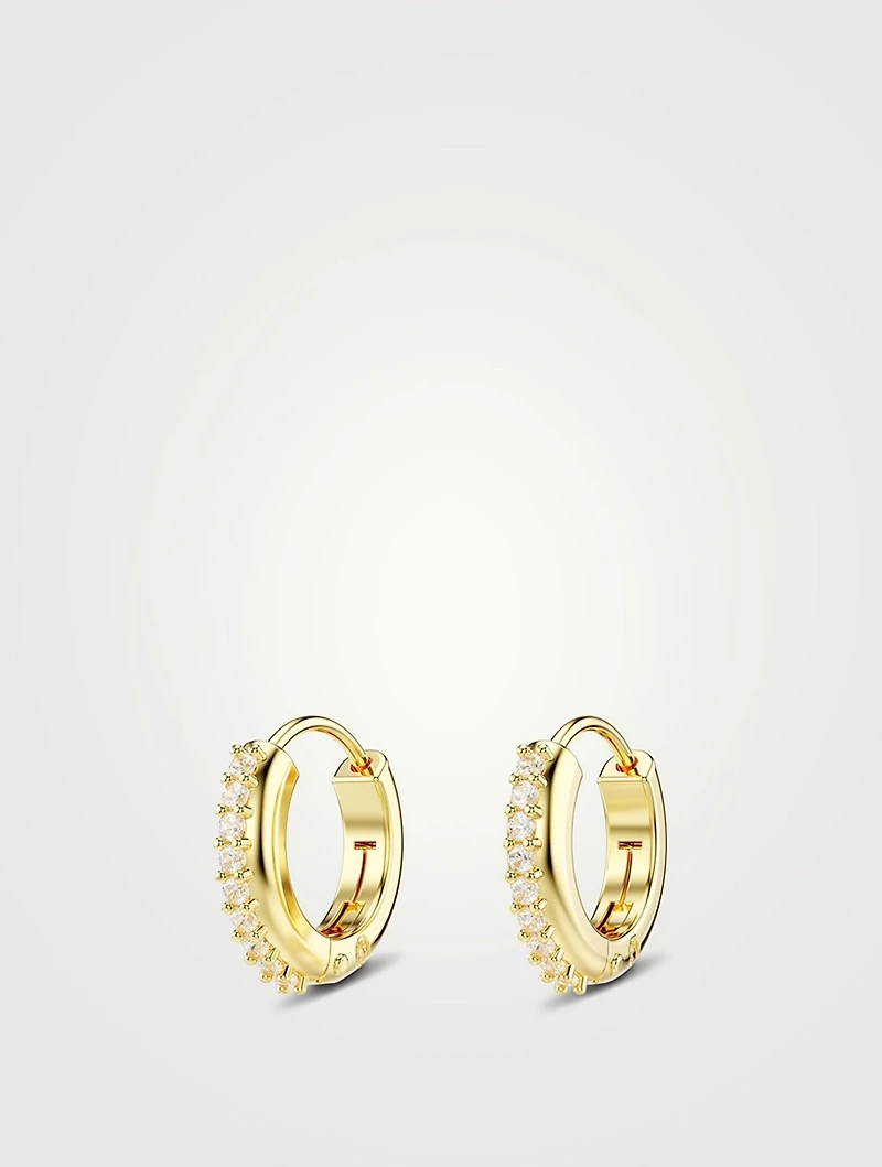 Matrix Crystal Hoop Earrings
