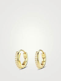 Matrix Crystal Hoop Earrings