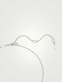 Matrix Crystal Pearl And Crystal Pendant Necklace