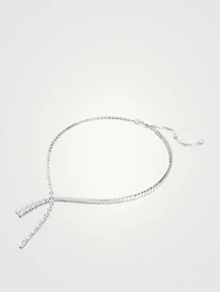 Matrix Mixed Cut Crystal Y Necklace