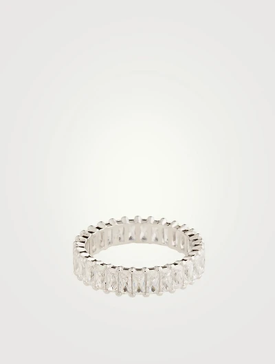 Matrix Baguette Cut Crystal Ring