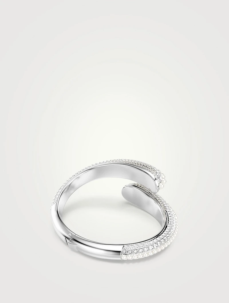 Sublima Crystal Pearl And Crystal Cuff Bracelet