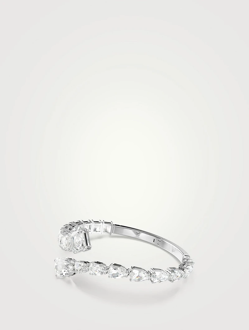 Matrix Mixed Cut Crystal Cuff Bracelet