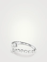 Matrix Mixed Cut Crystal Cuff Bracelet