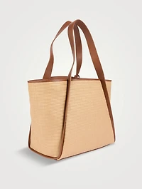 Large Alex Raffia Tote Bag