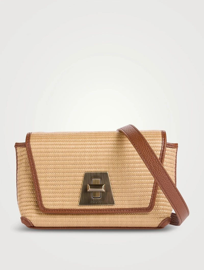 Anouk Day Raffia Crossbody Bag