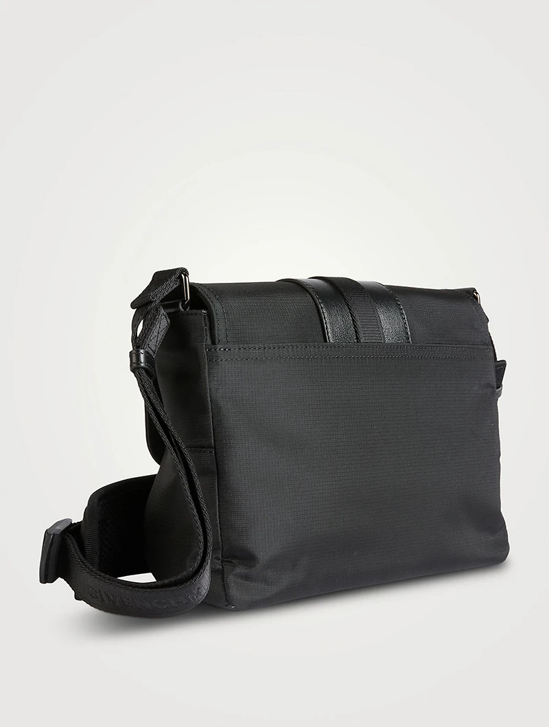 Small G-Trail Leather And Nylon Messenger Bag