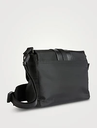 Small G-Trail Leather And Nylon Messenger Bag