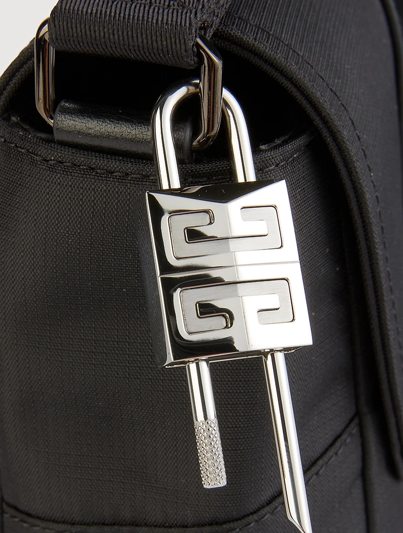 Small G-Trail Leather And Nylon Messenger Bag