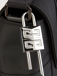 Small G-Trail Leather And Nylon Messenger Bag