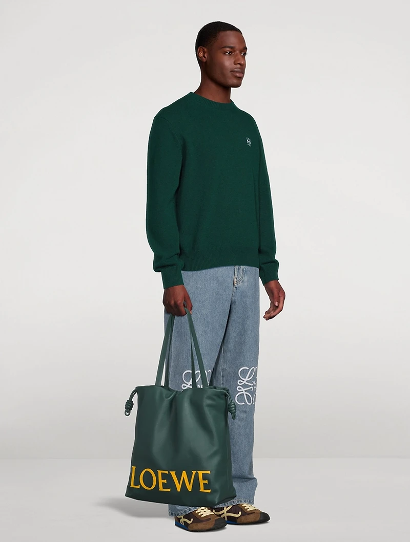 Flamenco Logo Leather Tote