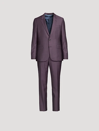 Wool Tailored-Fit Two-Piece Suit