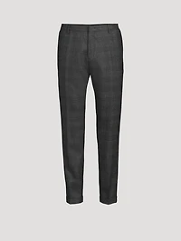 Check Wool Trousers